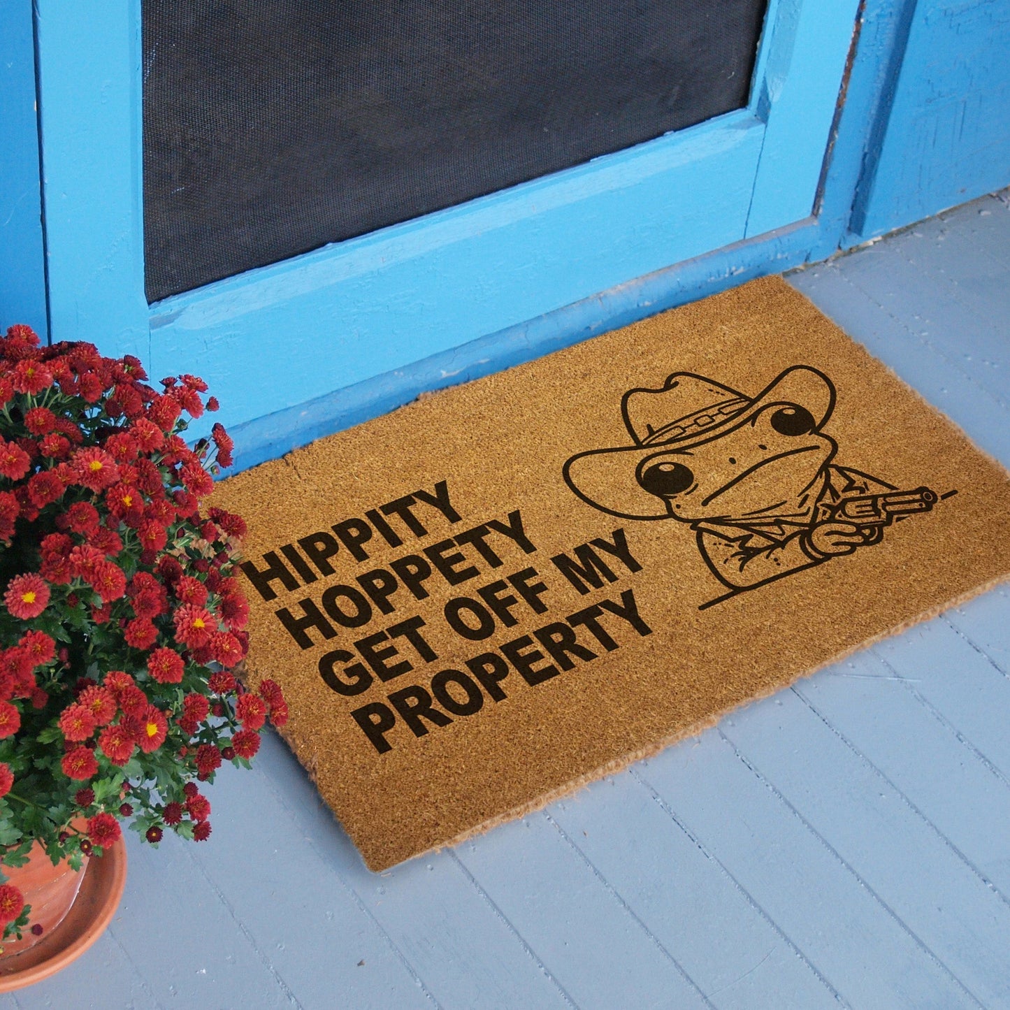 Get off my property doormat