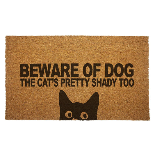 Beware of dogs and cats, this is a rather shady doormat