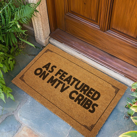 As Featured on Cribs Door Mat