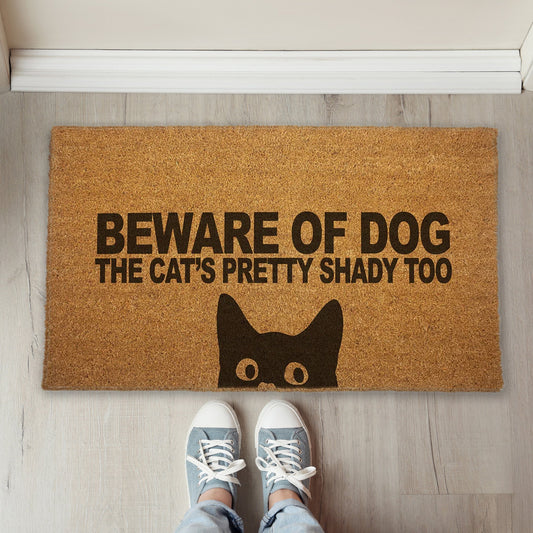 Beware of dogs and cats, this is a rather shady doormat